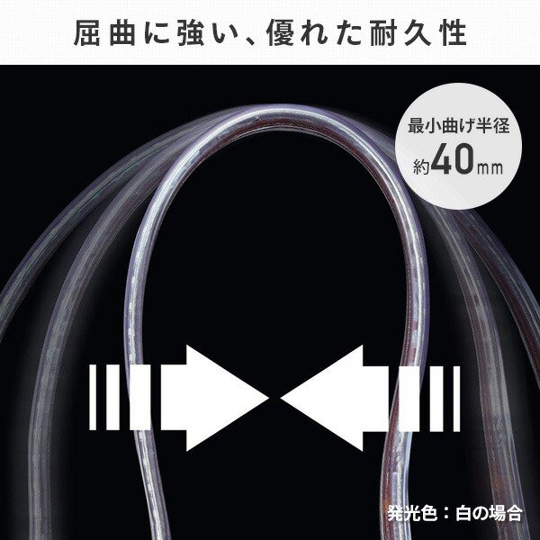 楽天市場】LEDテープライト片面発光タイプ(単体・赤) LTP-10(R) LED