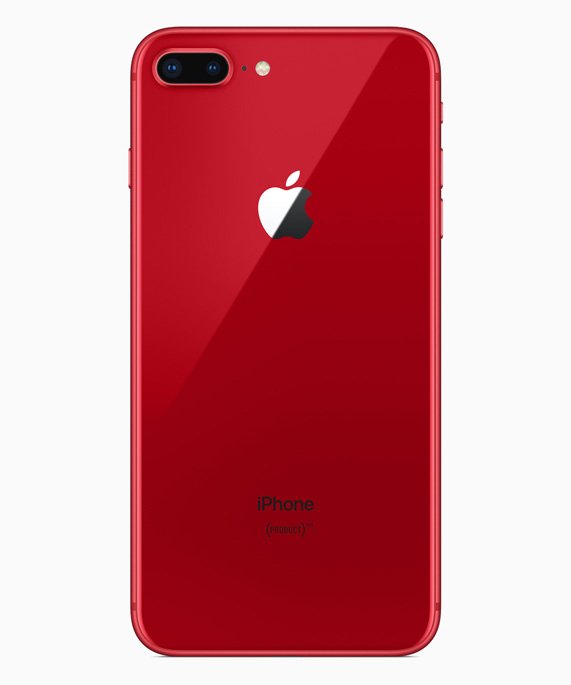 Apple、iPhone 8 および iPhone 8 Plus (PRODUCT)RED Special Edition