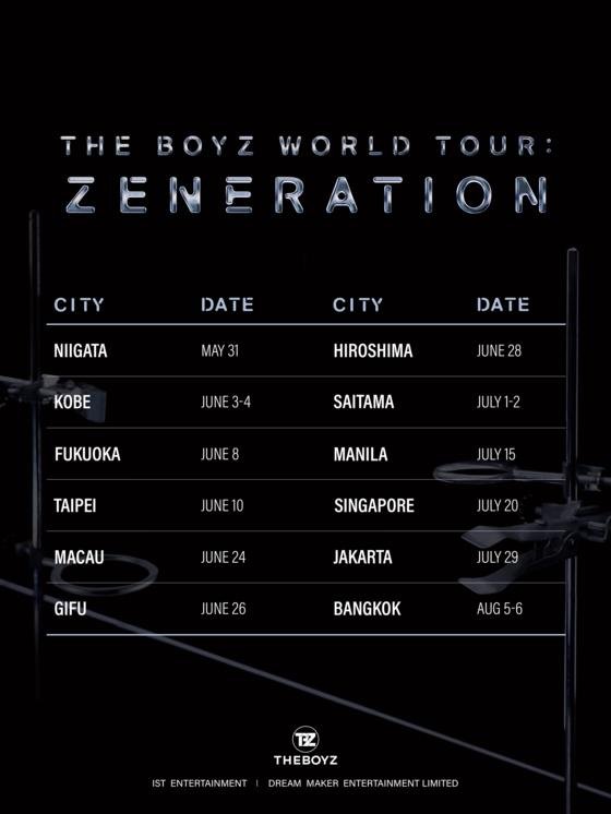 THE BOYZ To Continue World Tour Throughout Asia