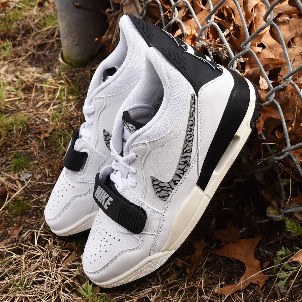 Nike Air Jordan Legacy 312 Low White Black Elephant Swoosh CD7069