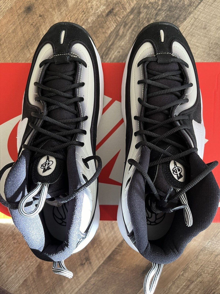 New NIKE AIR PENNY II (2) PANDA sz 9 DZ2549-001 Black/White $200