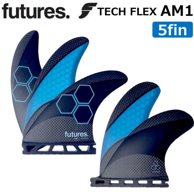 futures. TECH FLEX AM1 Medium フューチャーフィン [BLK BLUE] 5FIN
