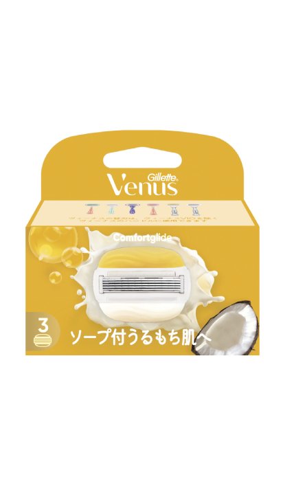 コンフォートスムース スキンコンディショナー配合 （替刃）| Venus JP