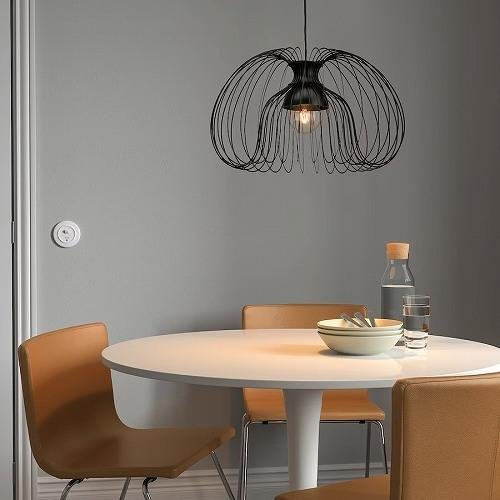 イケア（IKEA） ペンダントランプシェード ブラック 52cm m50499959