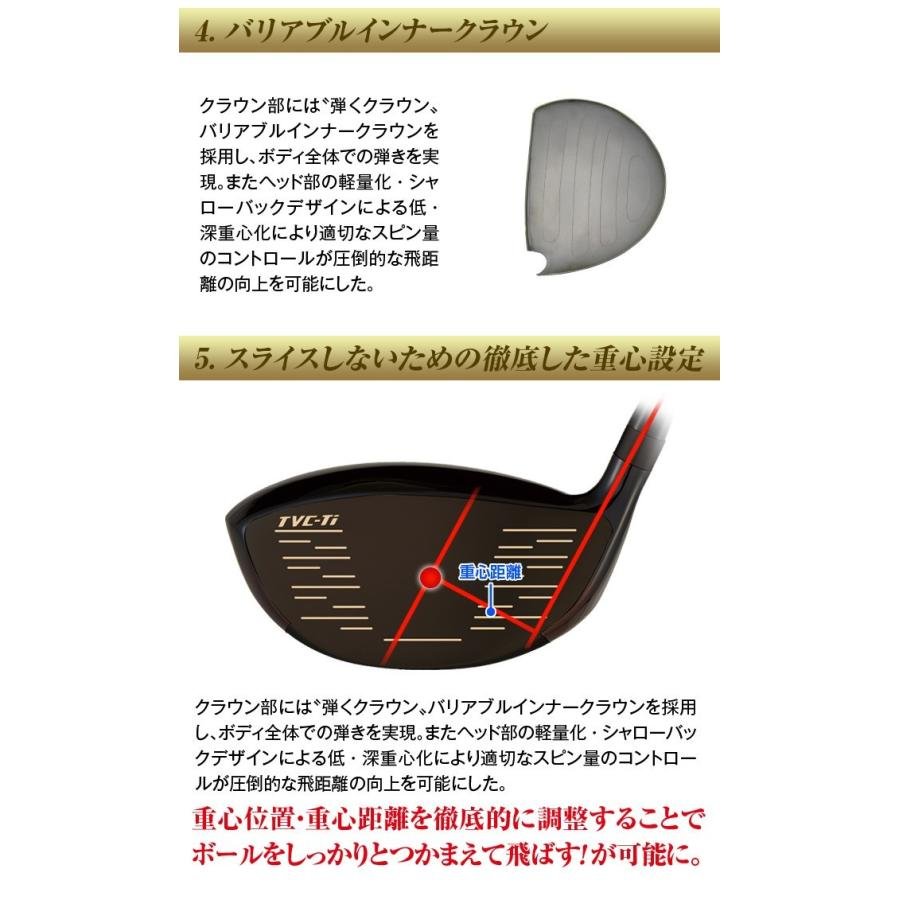ワークスゴルフ ゴルフ クラブ ドライバー メンズ 46インチ 非公認 超