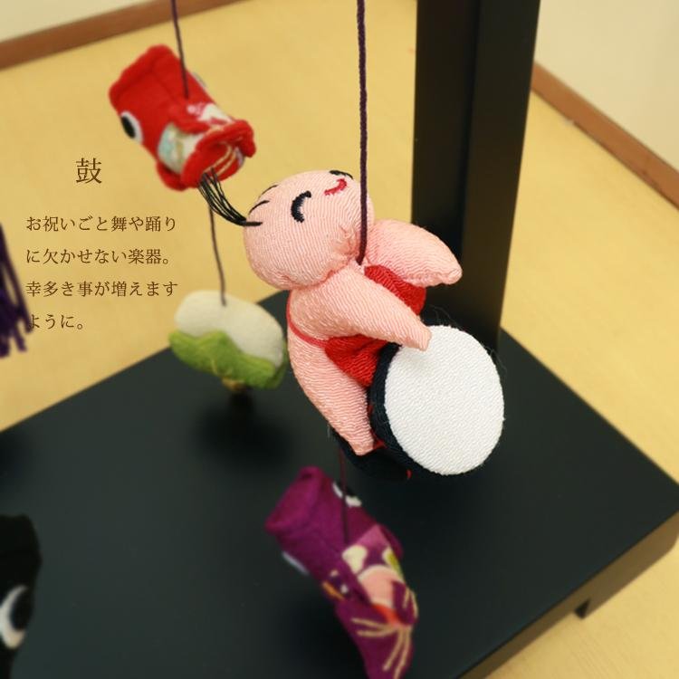 つるし飾り 小型 [LY-M] 台座90cm プレゼント つるし雛 雛飾り