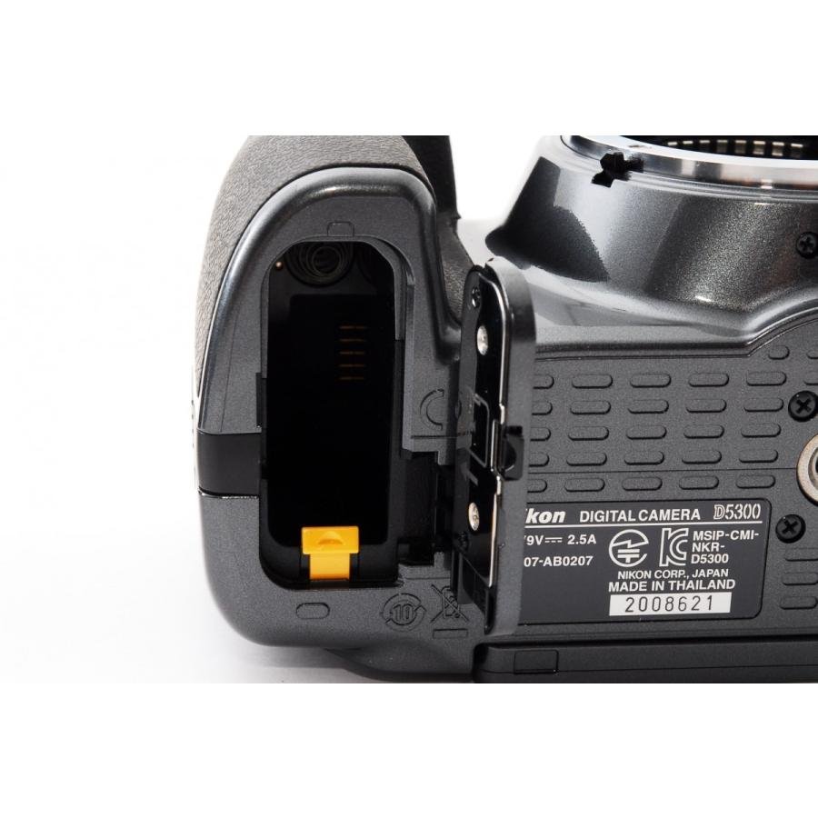 ニコン（Nikon） デジタル一眼 D5300 レンズキット グレー 中古 Wi-Fi