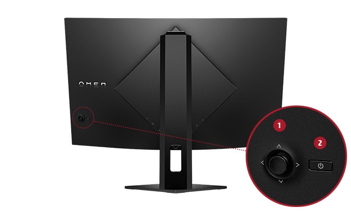 OMEN 27c QHD カーブド 240Hz ゲーミングディスプレイ | 日本HP