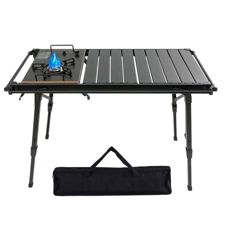 Amazon.co.jp: CHANODUG OUTDOOR フォールディング IGTテーブル アルミ