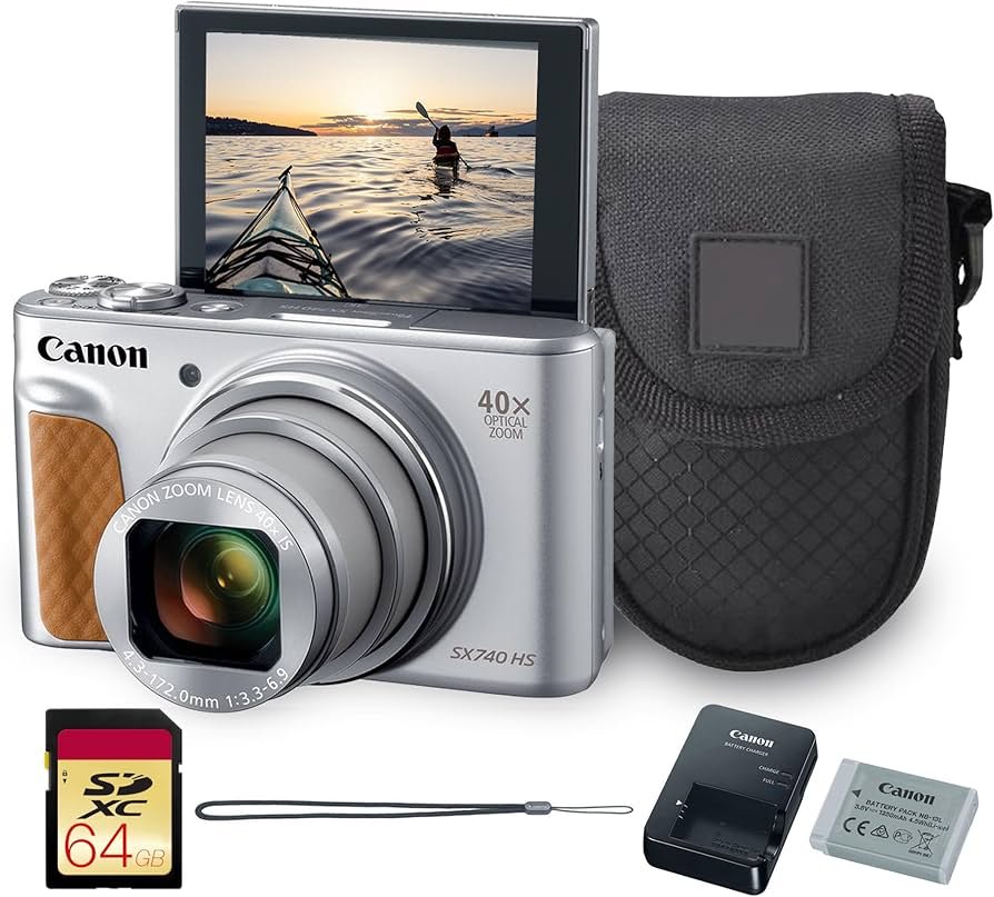Amazon.com : Canon PowerShot SX740 HS Digital Camera (Silver