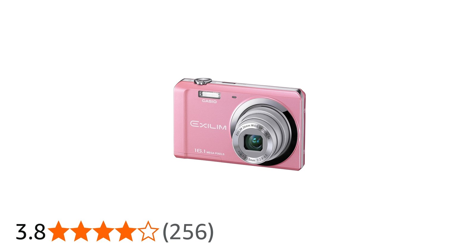 Amazon | CASIO デジタルカメラ EXILIM 1610万画素 5倍 ピンク EX