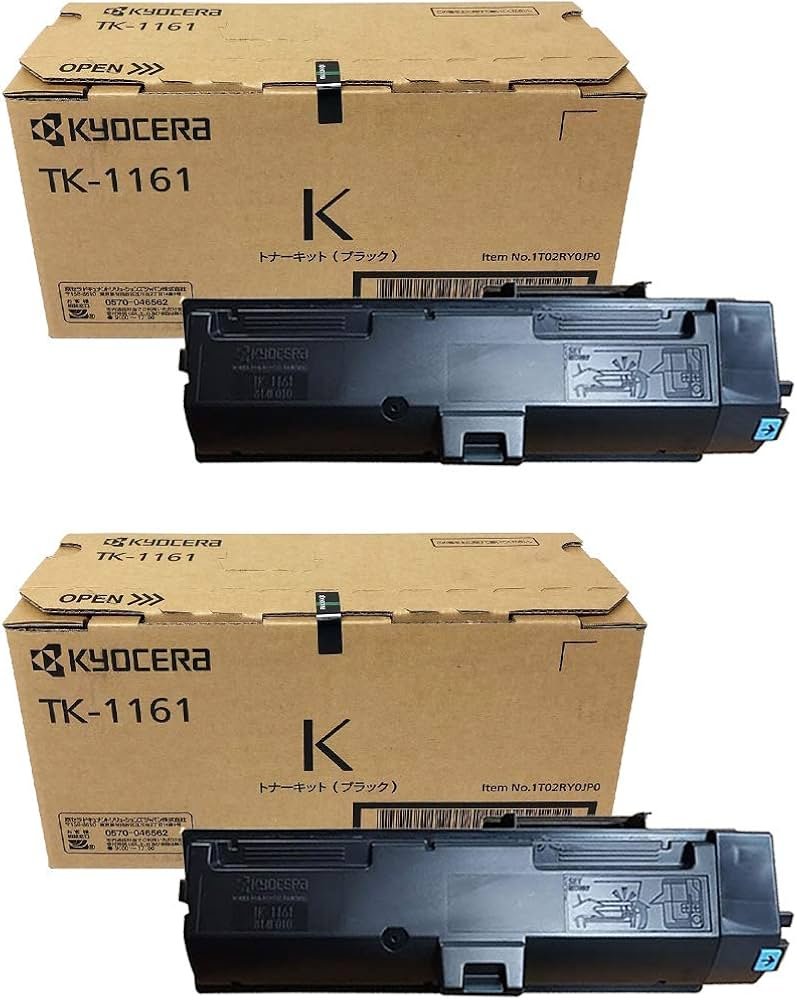 Amazon.co.jp: 京セラミタ 純正品 TK-1161 トナー KYOCERA 2本セット
