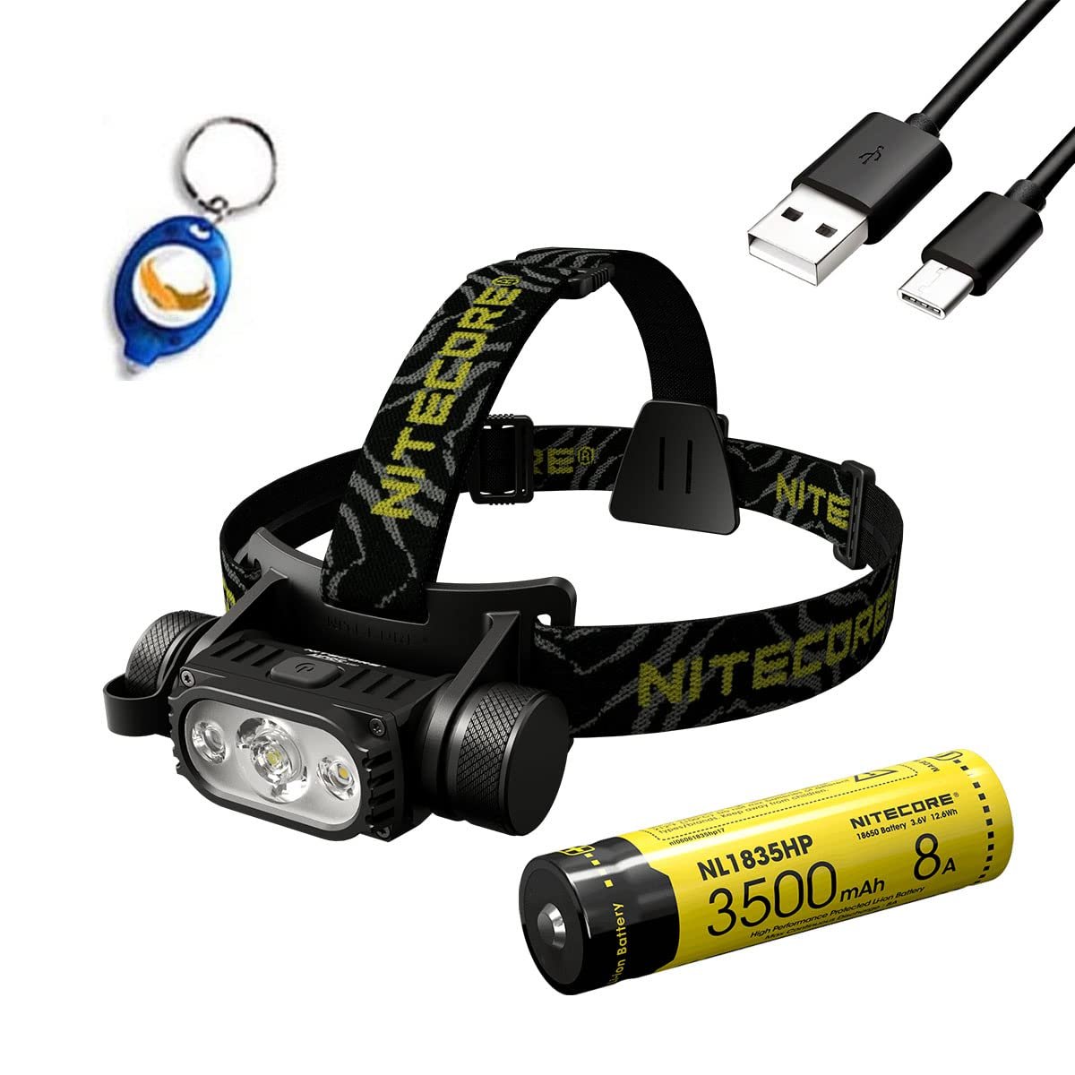 Amazon.co.jp: Nitecore HC65 v2 USB 充電式ヘッドランプ 1700ルーメン