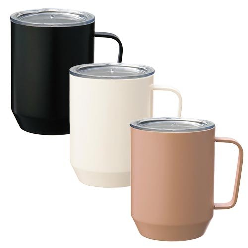 蓋付き真空ステンレスマグカップ400ml | ノベルティ・販促品・記念品の