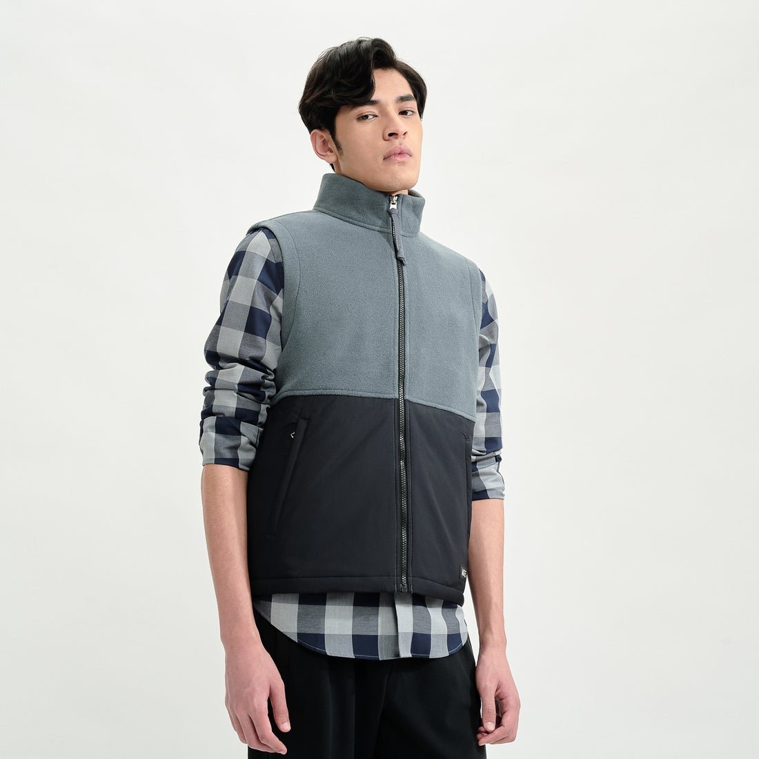 エーグル AIGLE ポーラテック フリースベスト （グレー