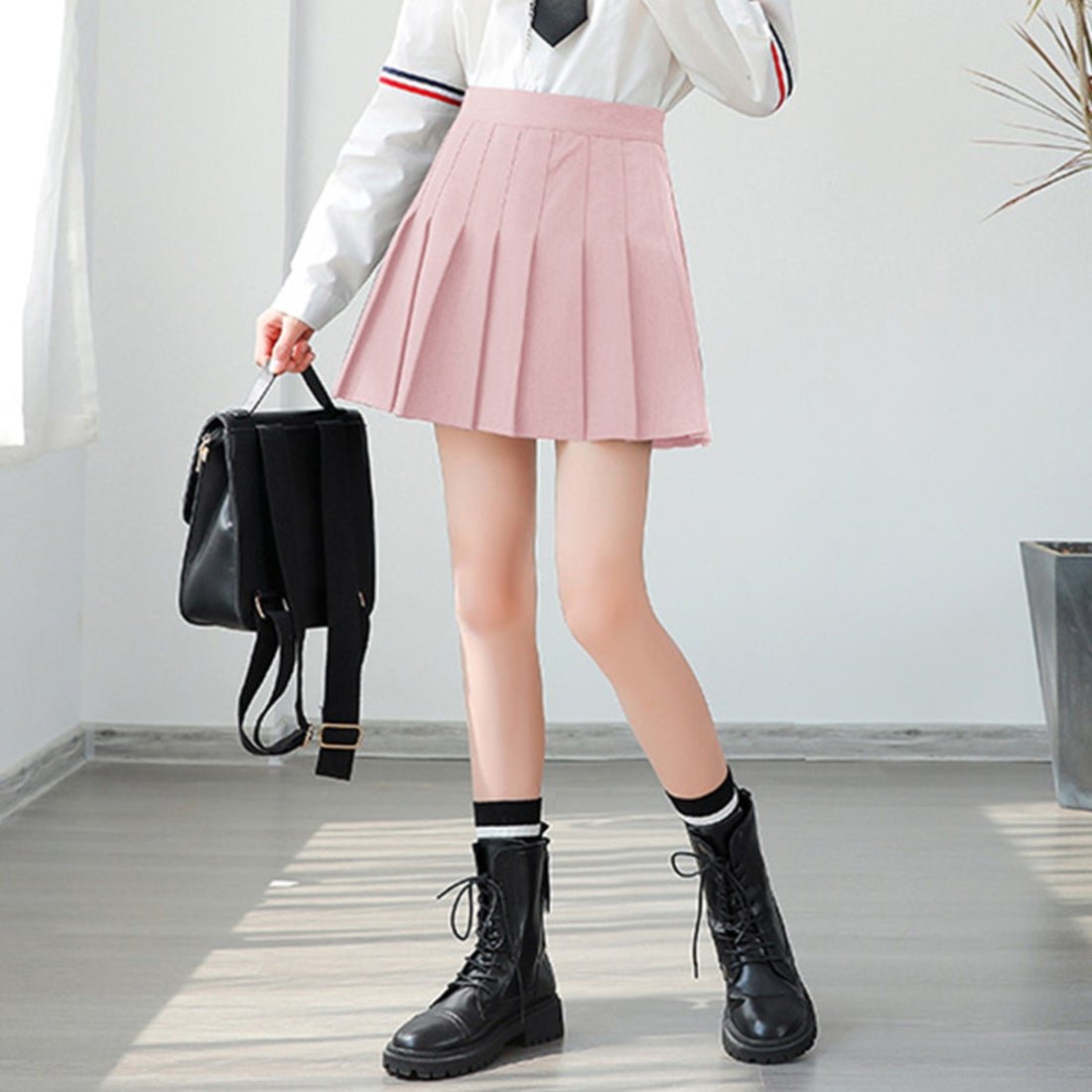 新品❤️MARK & LONA ピンクプリーツスカート 新品❤️MARK & LONA