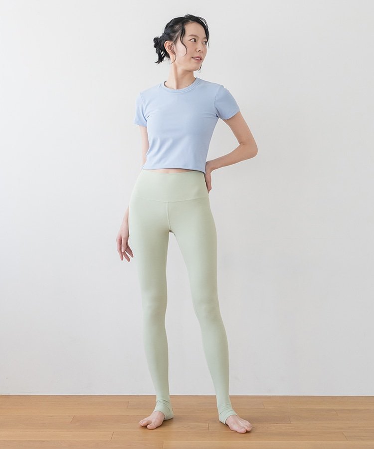 SUKALA】カップ付きクロップドTee(Sサイズ ペールブルー・ボルドー