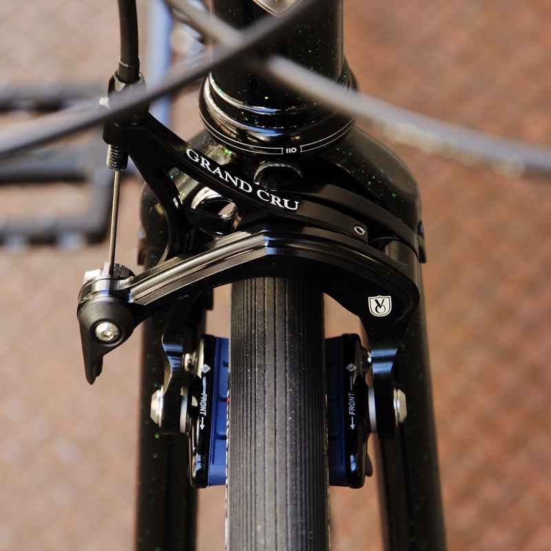 VELO ORANGE* grand cru long reach brake set (black) - BLUE LUG