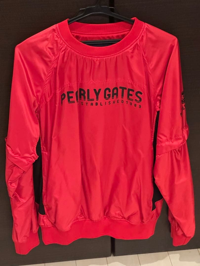 PEARLY GATES 長袖ジャケット サイズ4 レッド - メルカリ