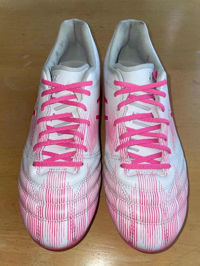 【ほぼ未使用】DS LIGHT X-FLY 5 LIMITED ASICS DS LIGHT X-FLY 5 LIMITED 1101A068 100 White Pink Glo Soccer