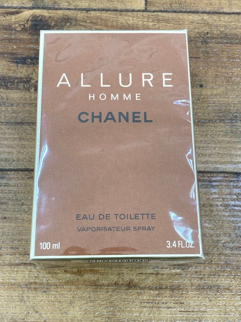 新品未開封 CHANEL ALLURE HOMME 100ml Chanel Allure Homme Eau De Toilette Cologne Spray, 5 Ounce