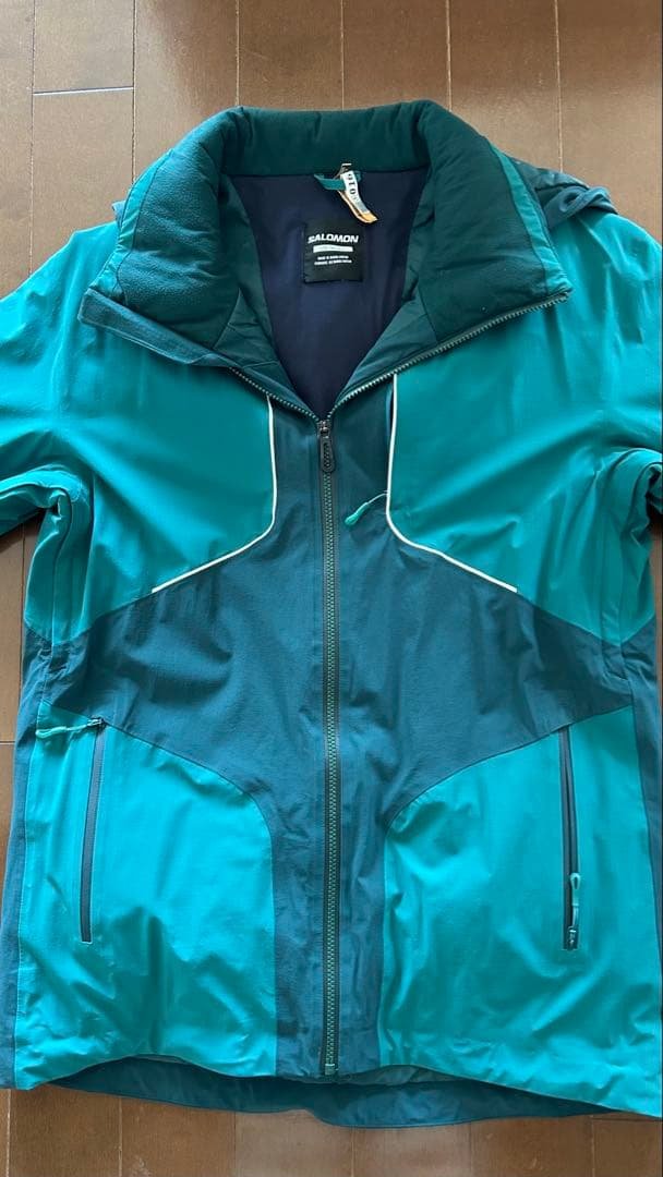 サロモン SALOMON BRILLIANT JKT Ｌサイズ　グリーン SALOMON（サロモン） スキーウェア 2025 SALOMON BRILLIANT JACKET Men