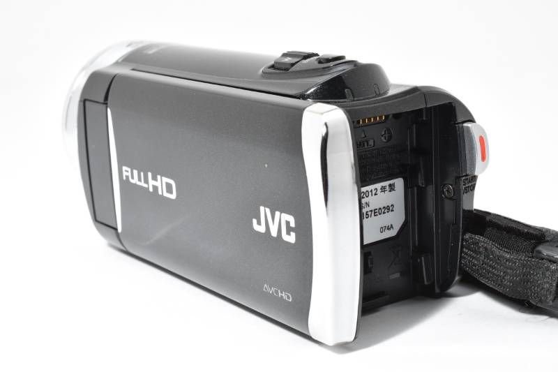 実用光学美品 箱あり】JVC Everio GZ-E180 黒 ブラック ビデオカメラ