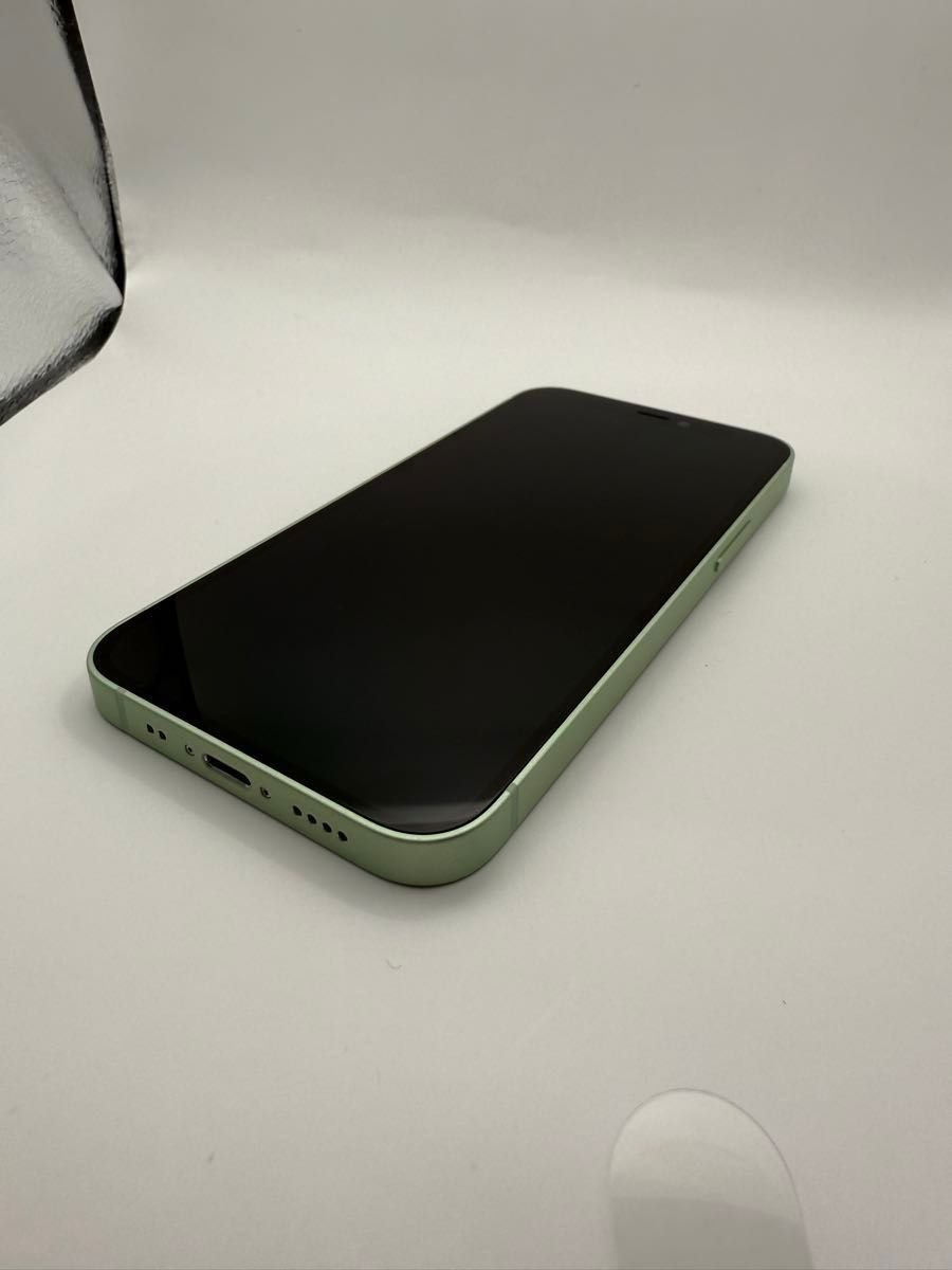 iPhone 12mini 64GB グリーン バッテリー87％SIMロック解除済 1816