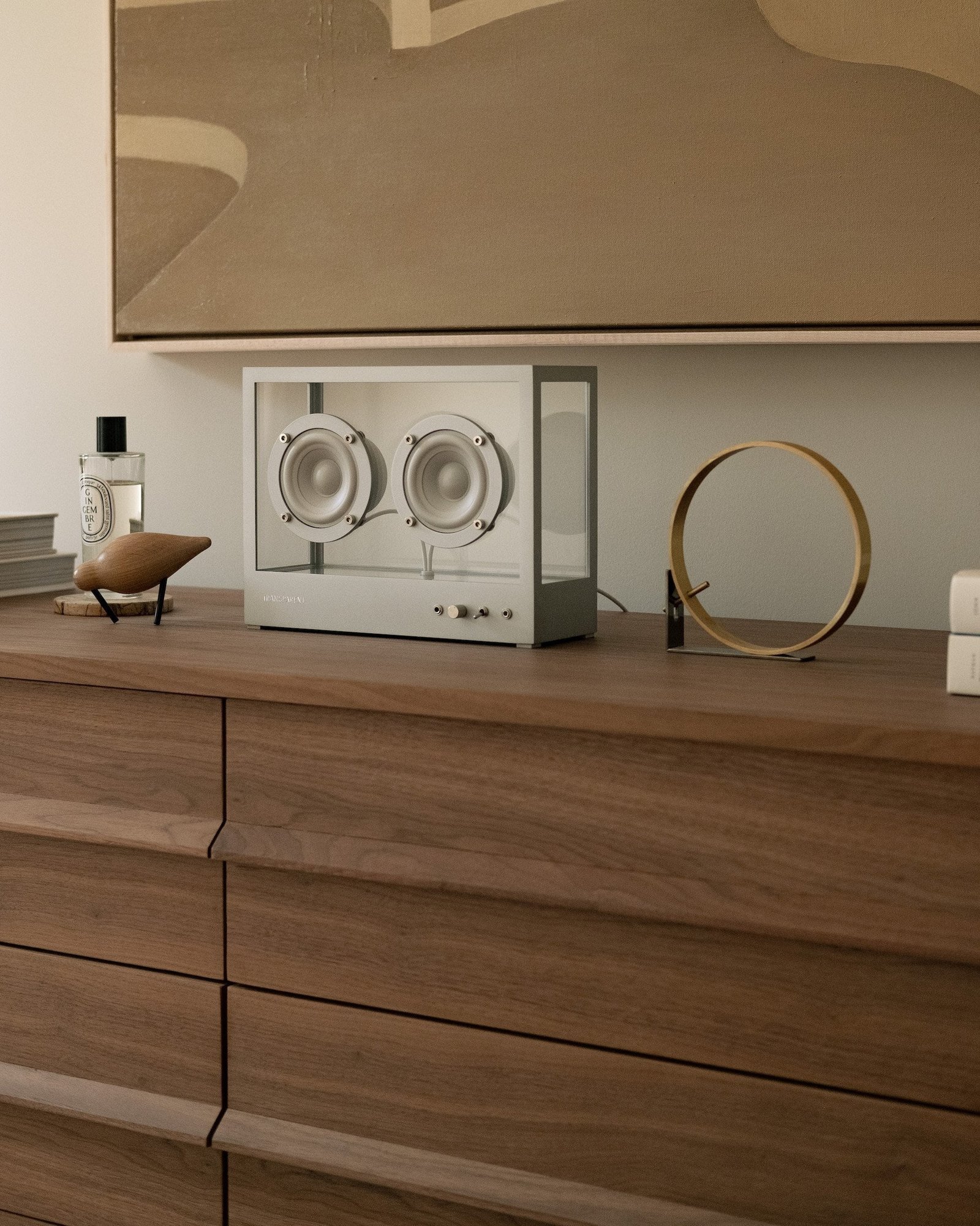 Transparent Small Transparent Speaker Metal | SUU