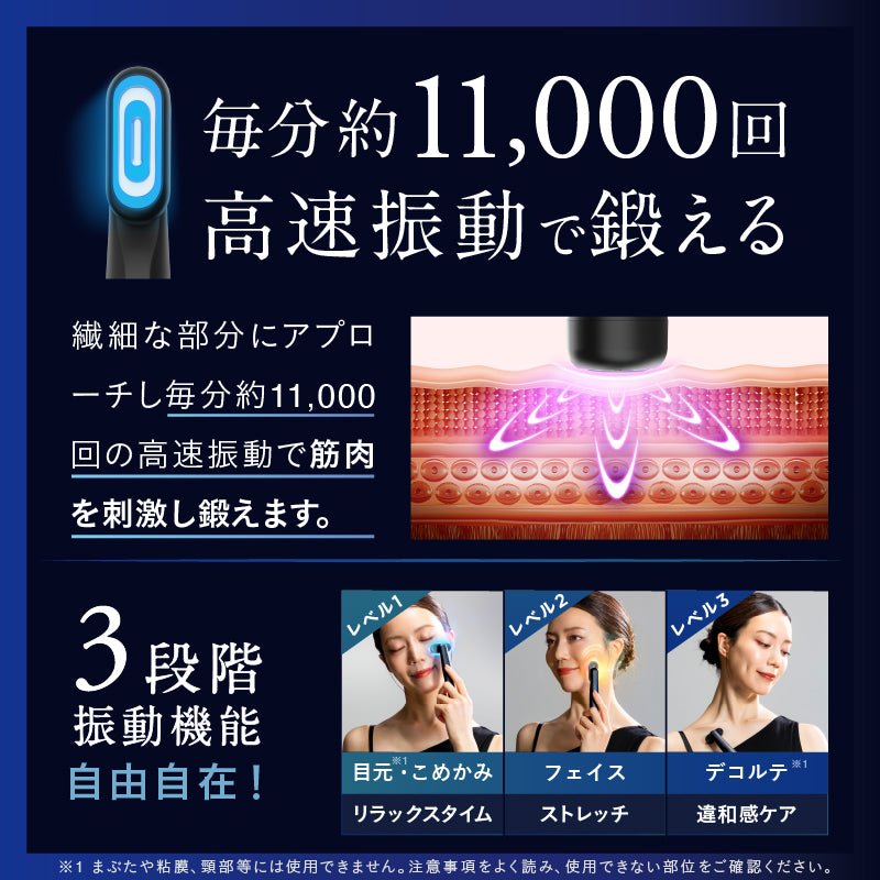 NIPLUX公式 日本初の360°回転ヘッド美顔器│REFINE EYE│リファイン