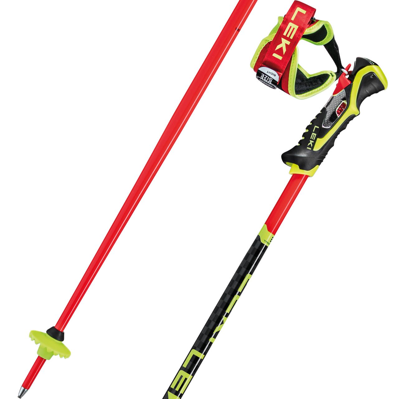 Leki WCR TBS SL 3D bright red/black/neonyellow | XSPO