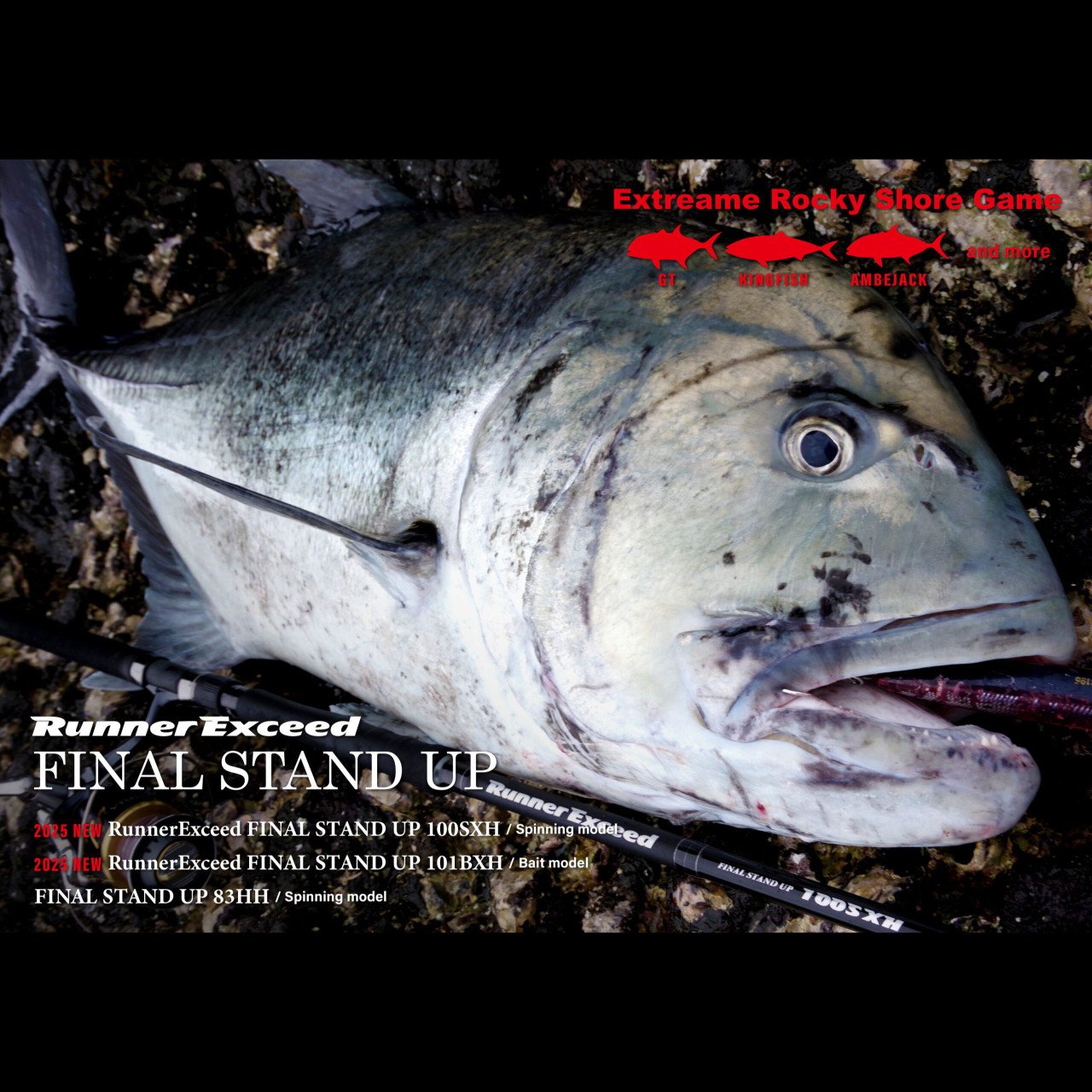 Ripple Fisher RunnerExceed Final Stand Up Surf Rod
