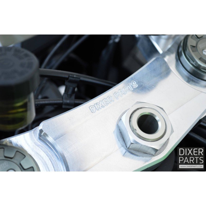 Reinforced Upper Triple Tree Clamp + 28,6mm Risers Kawasaki ZX6R
